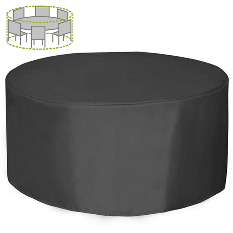 Outdoor Furniture Cover Waterproof - غطاء أثاث دائري بـ 12 مقاسًا،
