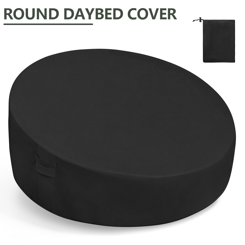 Outdoor Furniture Cover Waterproof - غطاء سرير دائري للحدائق مصنوع من