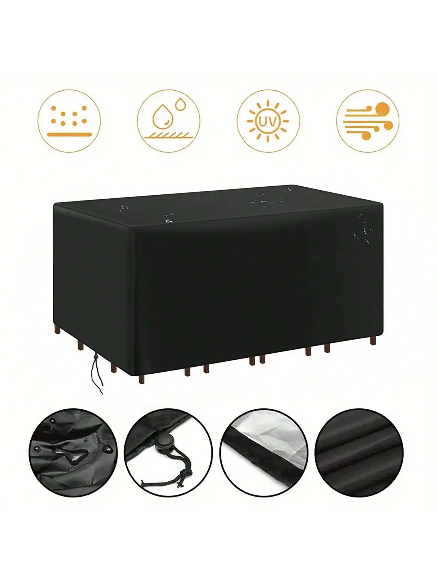 Outdoor Furniture Cover Waterproof - أثاث حديقة الفناء الخارجي متعدد المقاسات