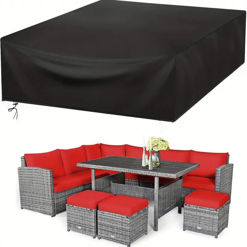 Outdoor Furniture Cover Waterproof - (102-137 بوصة طول) حجم في الهواء