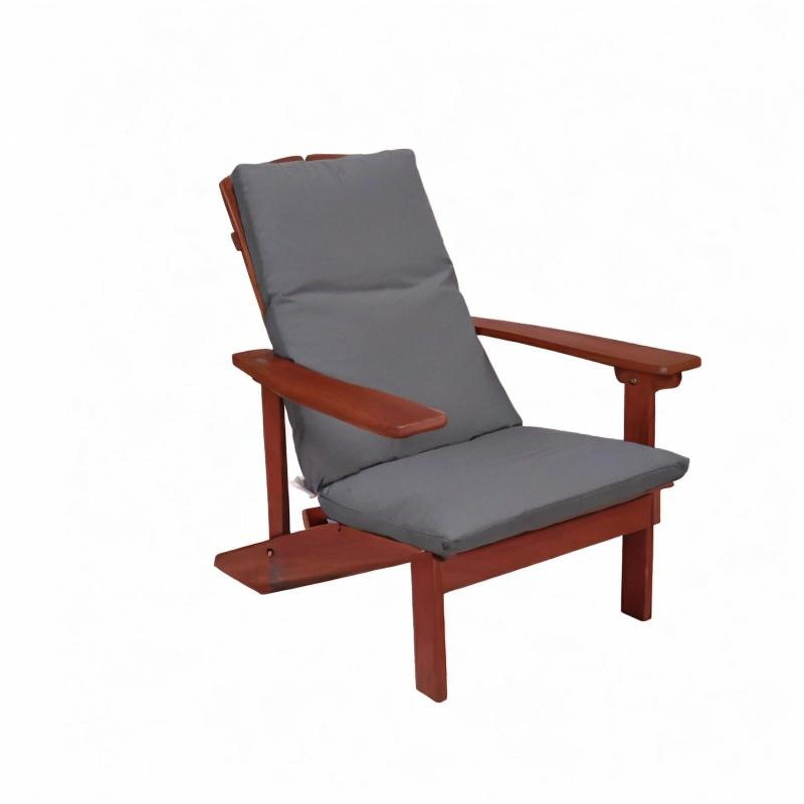 Deck Chair Lounger - وسادة مقعد لكرسي الفناء مع أربطة،