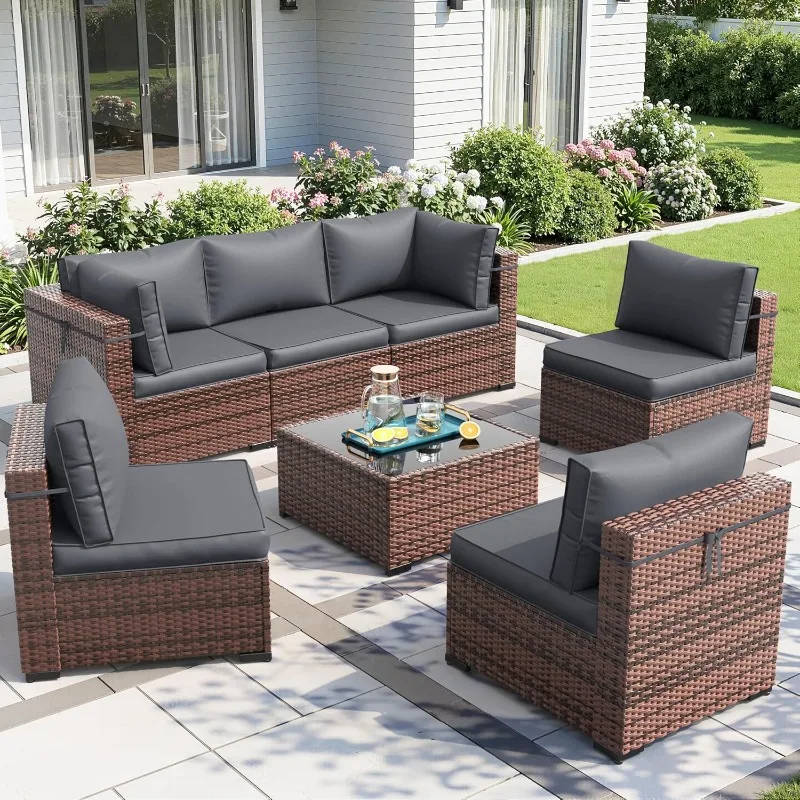 Outdoor Furniture Fire Pit Set - مجموعة أثاث حدائق من أموباتيو مكونة