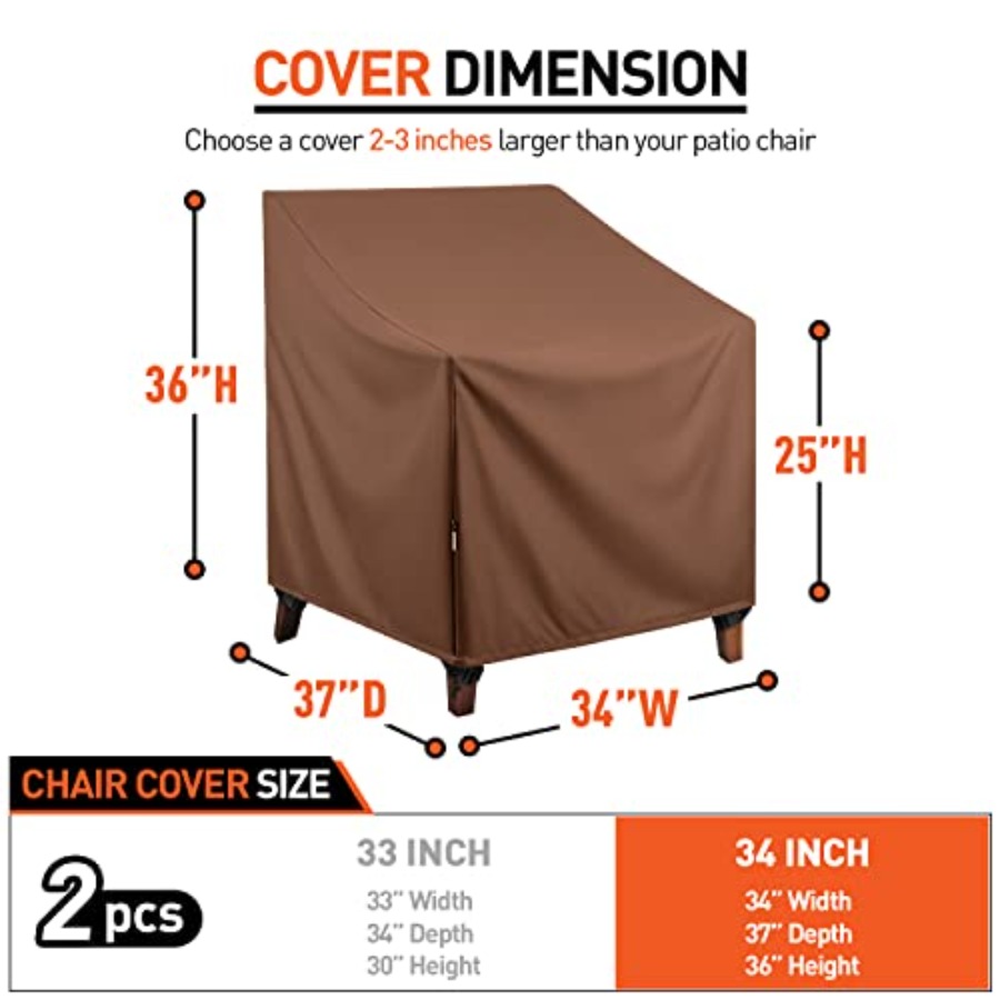 أغطية مقاعد الفناء المقاومة لل - مراجعة Outdoor Furniture Cover Waterproof وسعره