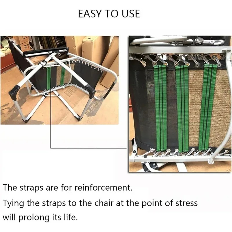 3/6 قطع حزام مرن مقوى لتحمل ال - مراجعة Deck Chair Lounger وسعره