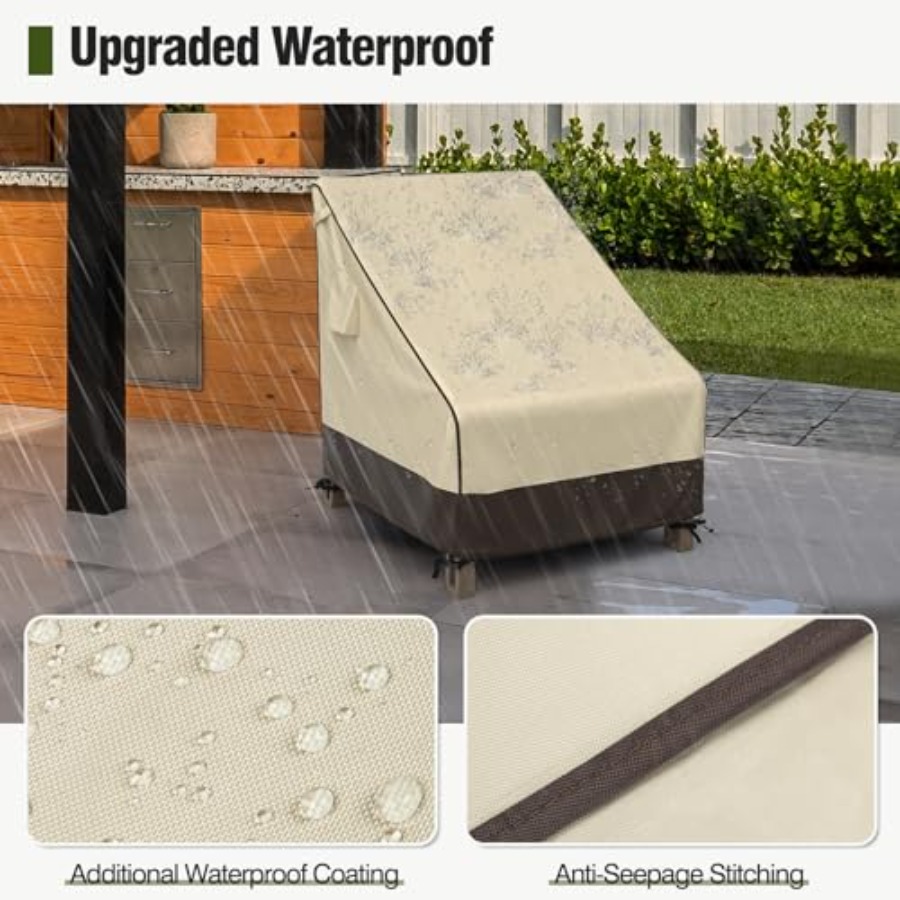 غطاء كرسي الفناء مقاوم للماء،  - مراجعة Outdoor Furniture Cover Waterproof وسعره