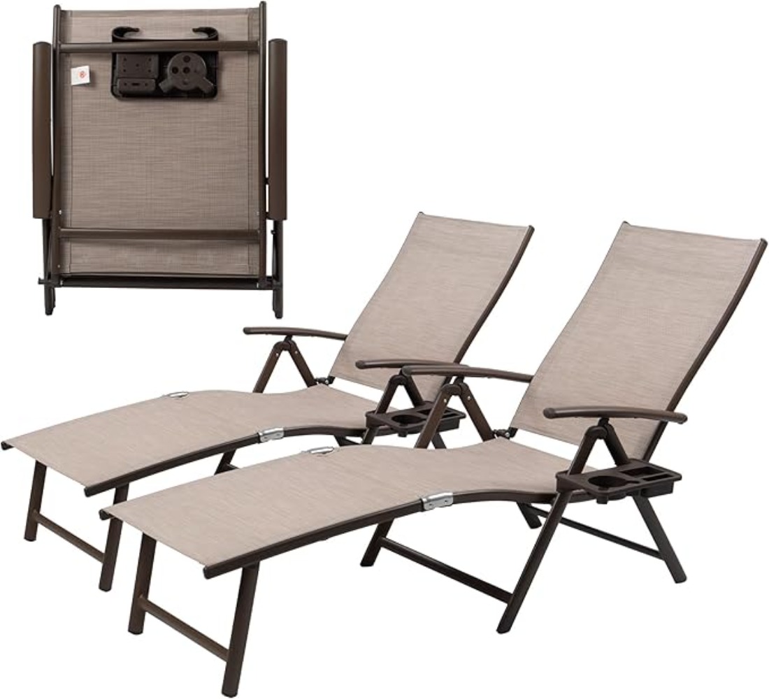 كرسي صالة قابل للاستلقاء من ال - مراجعة Deck Chair Lounger وسعره