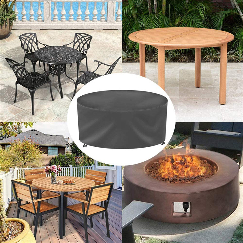 غطاء أثاث دائري بـ 12 مقاسًا،  - مراجعة Outdoor Furniture Cover Waterproof وسعره