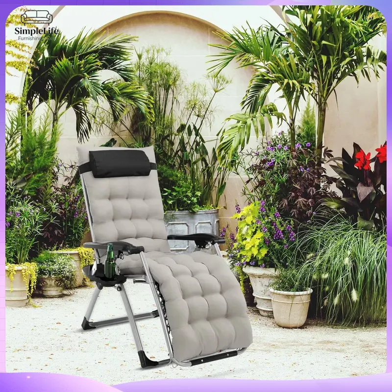 كرسي استرخاء قابل للطي بتصميم  - مراجعة Deck Chair Lounger وسعره