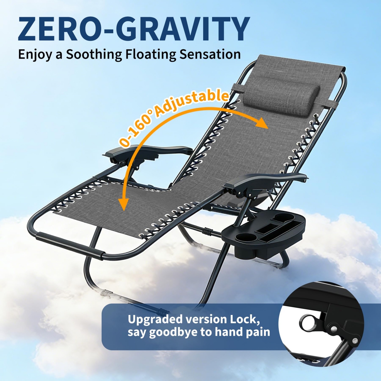 كرسي بتصميم الجاذبية الصفرية ( - مراجعة Deck Chair Lounger وسعره