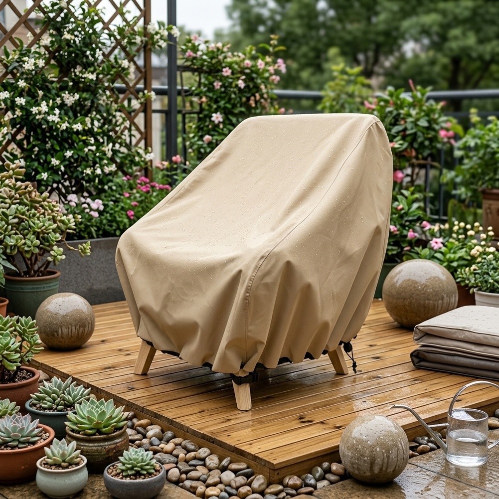 غطاء كرسي فناء مقاوم للماء، غط - مراجعة Outdoor Furniture Cover Waterproof وسعره
