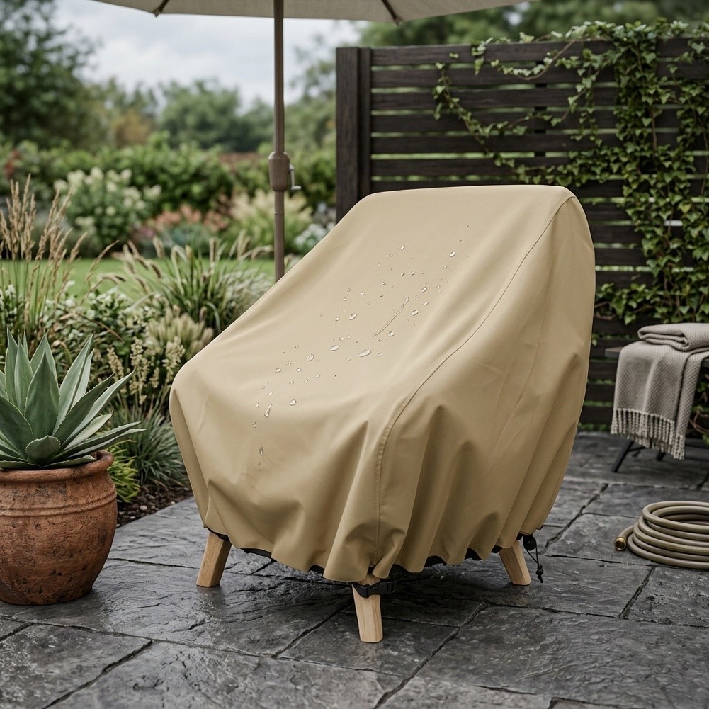 غطاء كرسي فناء مقاوم للماء، غط - مراجعة Outdoor Furniture Cover Waterproof وسعره