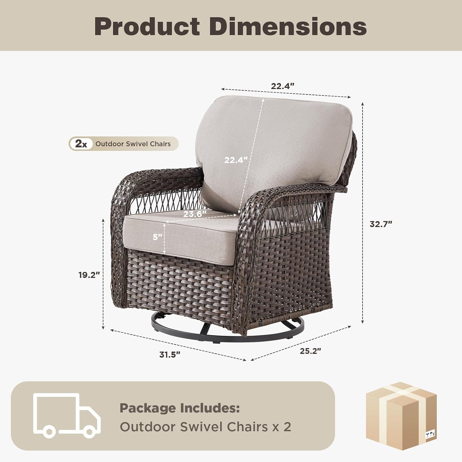 مجموعة من كرسيين دوّارين من ال - مراجعة Deck Chair Lounger وسعره