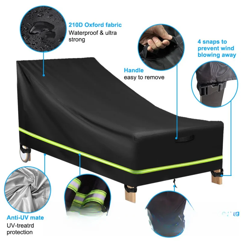1 قطعة 420D أكسفورد غطاء مقعد  - مراجعة Outdoor Furniture Cover Waterproof وسعره