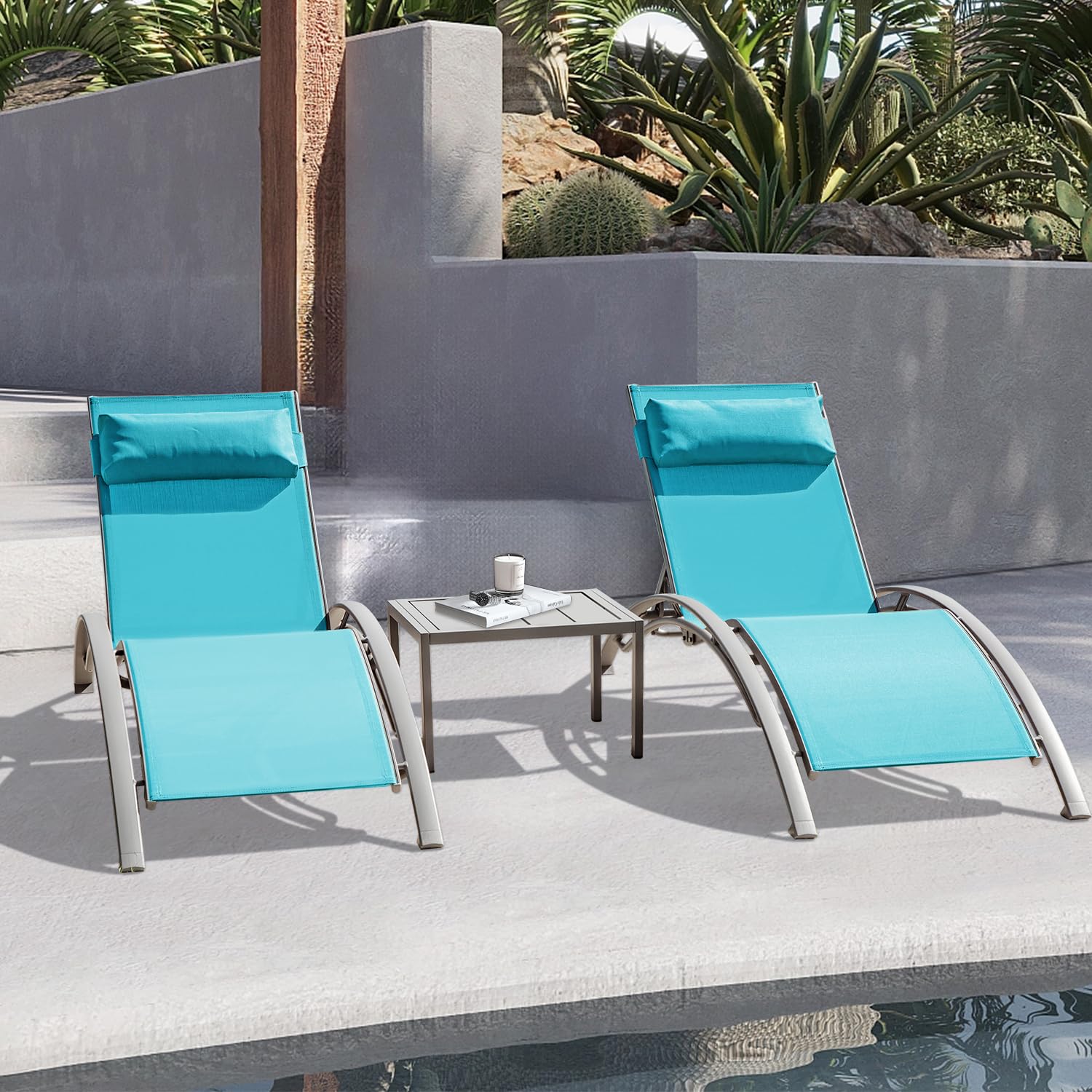مجموعة كراسي استرخاء خارجية قا - مراجعة Deck Chair Lounger وسعره