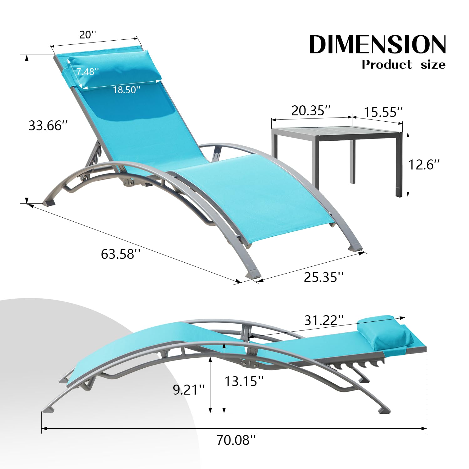مجموعة كراسي استرخاء خارجية قا - مراجعة Deck Chair Lounger وسعره