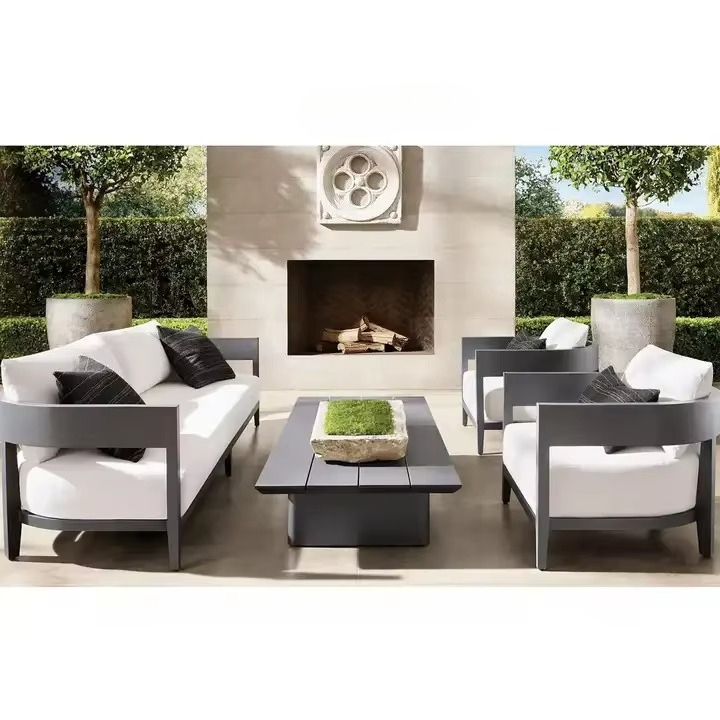طقم أريكة خارجية من الألومنيوم - مراجعة Outdoor Furniture Thailand وسعره