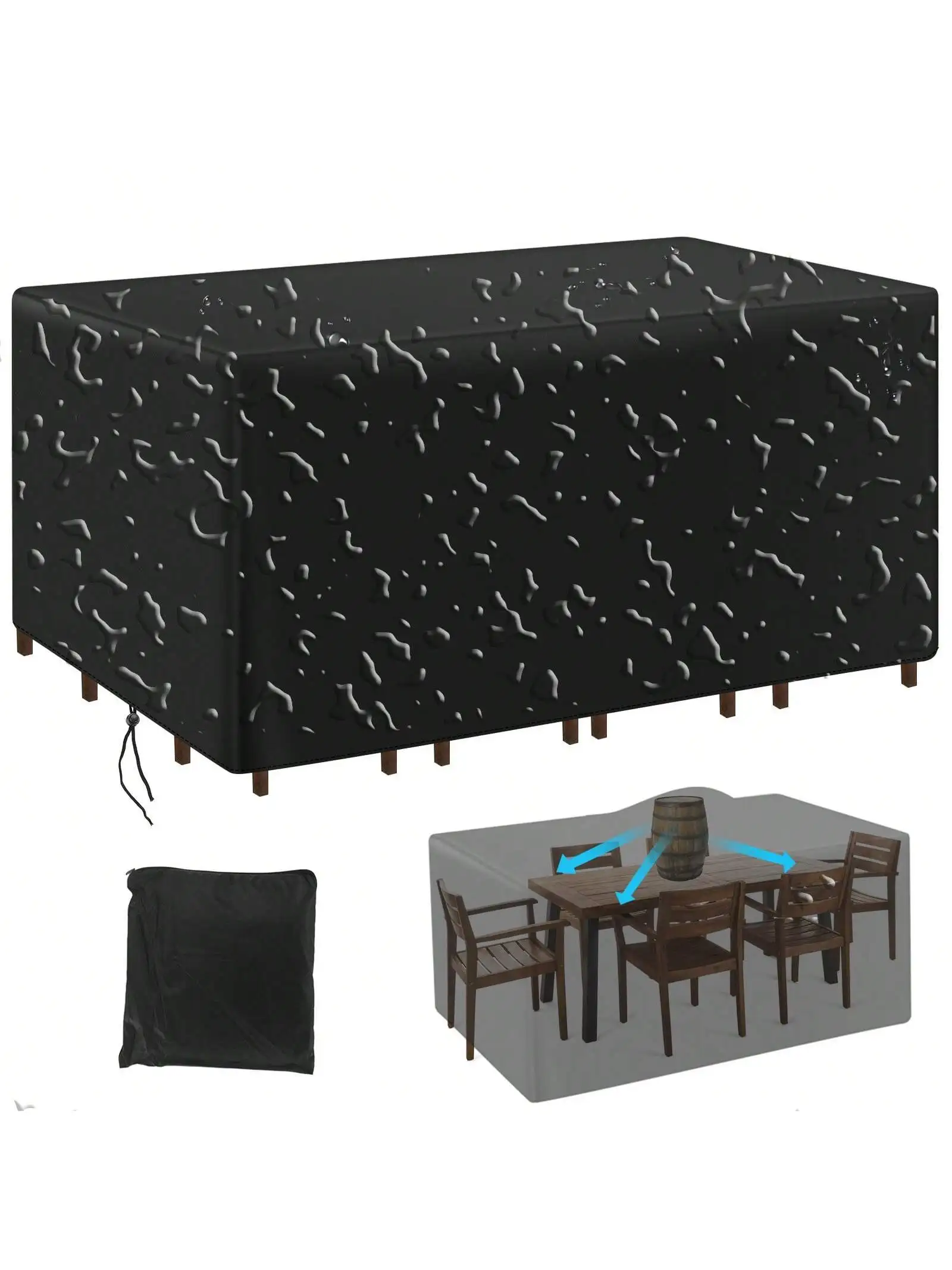 أثاث حديقة الفناء الخارجي متعد - مراجعة Outdoor Furniture Cover Waterproof وسعره