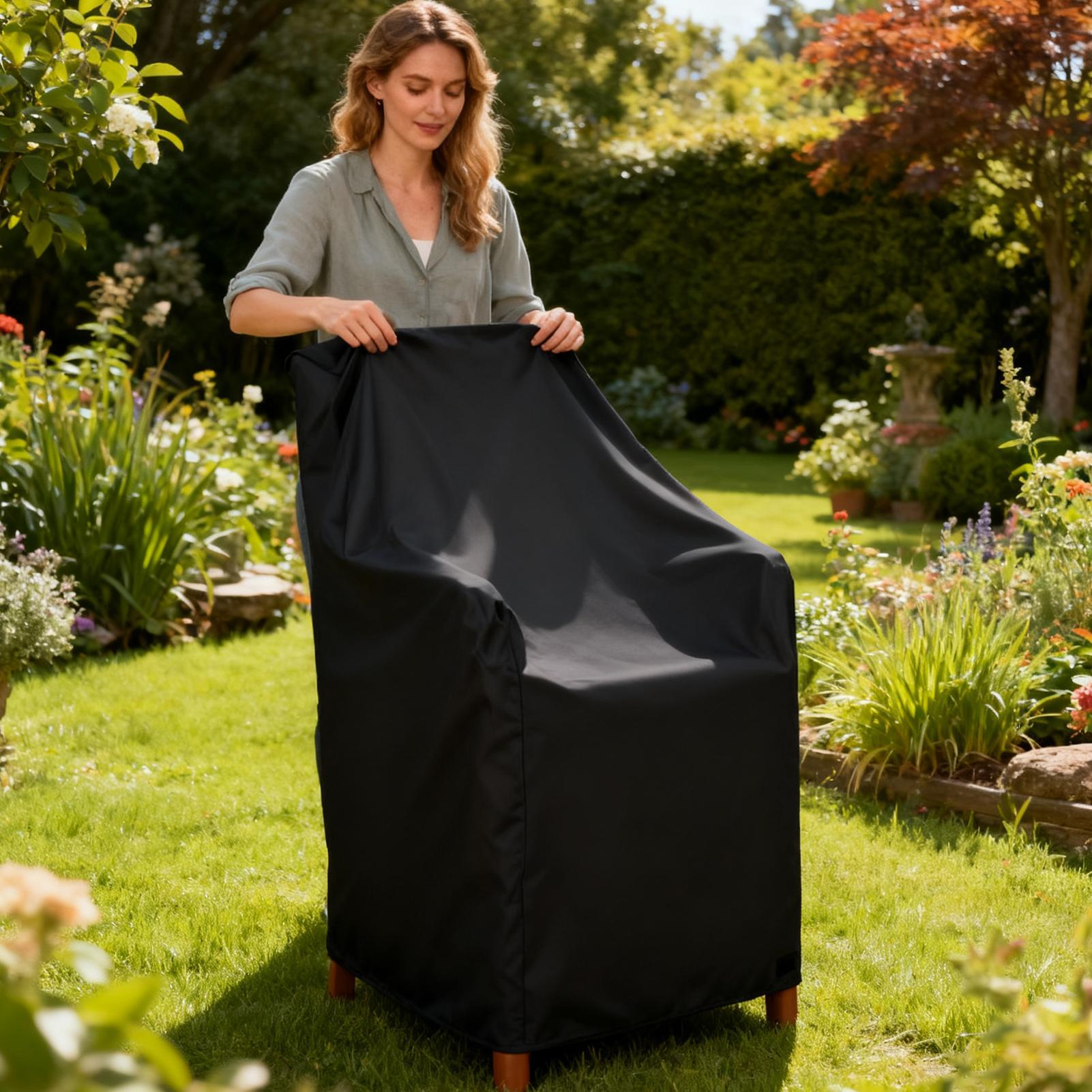 غطاء كرسي الحديقة شديد التحمل  - مراجعة Outdoor Furniture Cover Waterproof وسعره