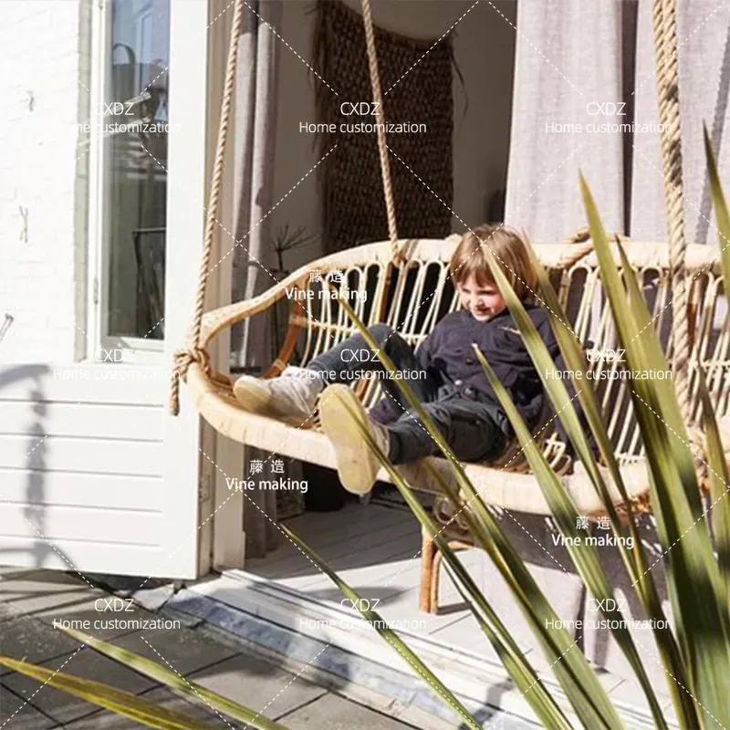 كرسي معلق مزدوج من الروطان للا - مراجعة Outdoor Furniture Bali Style وسعره