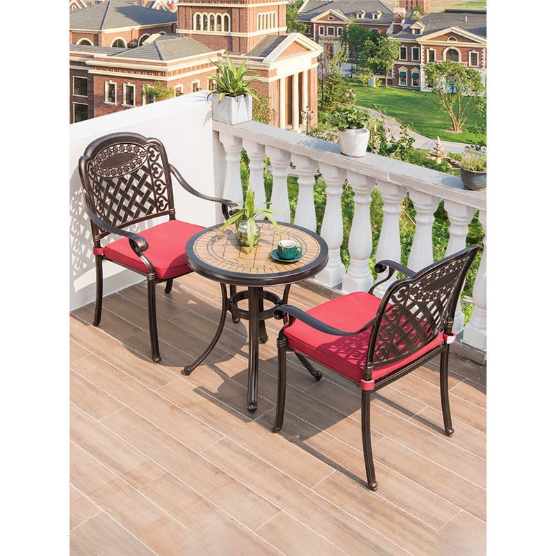 طاولة وكراسي من الألومنيوم الم - مراجعة Outdoor Furniture One Piece وسعره