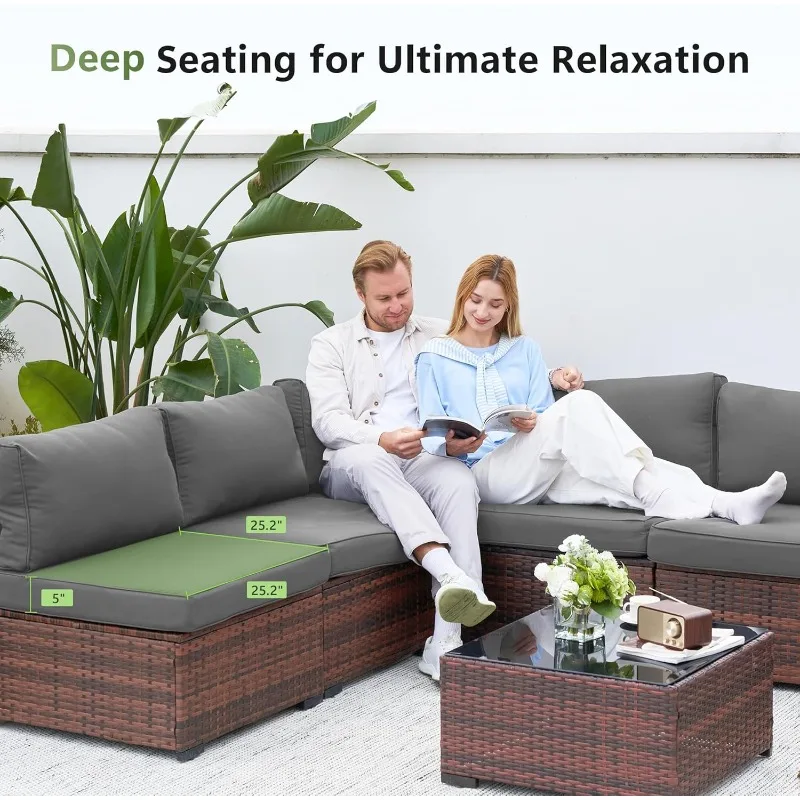 مجموعة أثاث حدائق من أموباتيو  - مراجعة Outdoor Furniture Fire Pit Set وسعره